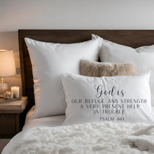 God is Our Refuge Bible Verse Pillowcase