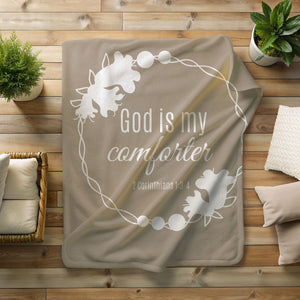 God is My Comforter Prayer Blanket