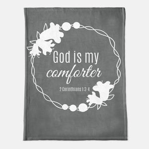 God is My Comforter Prayer Blanket