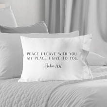 Peace I Leave You Scripture Pillowcase