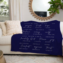 Biblical Love Quotes Throw Blanket